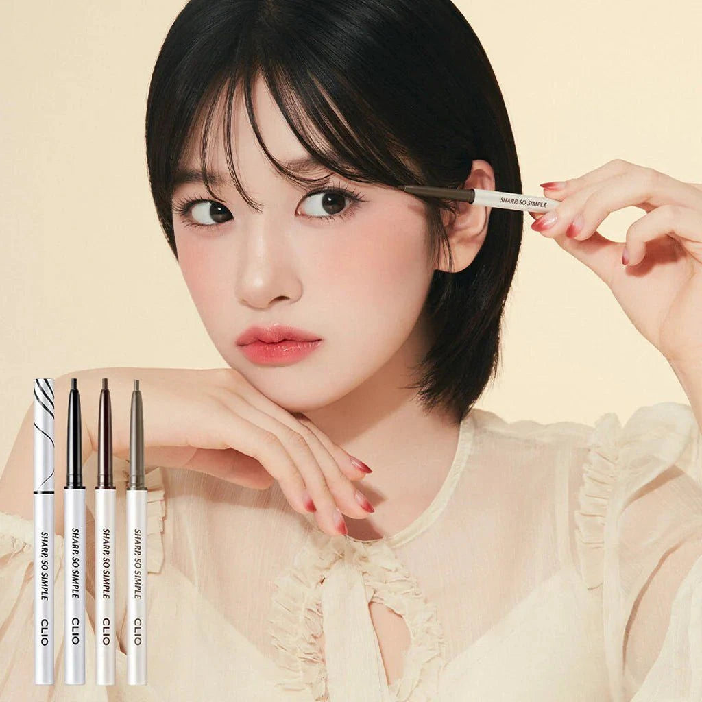 CLIO Sharp So Simple Waterproof Pencil Liner 0.14g Lakinza K-beauty