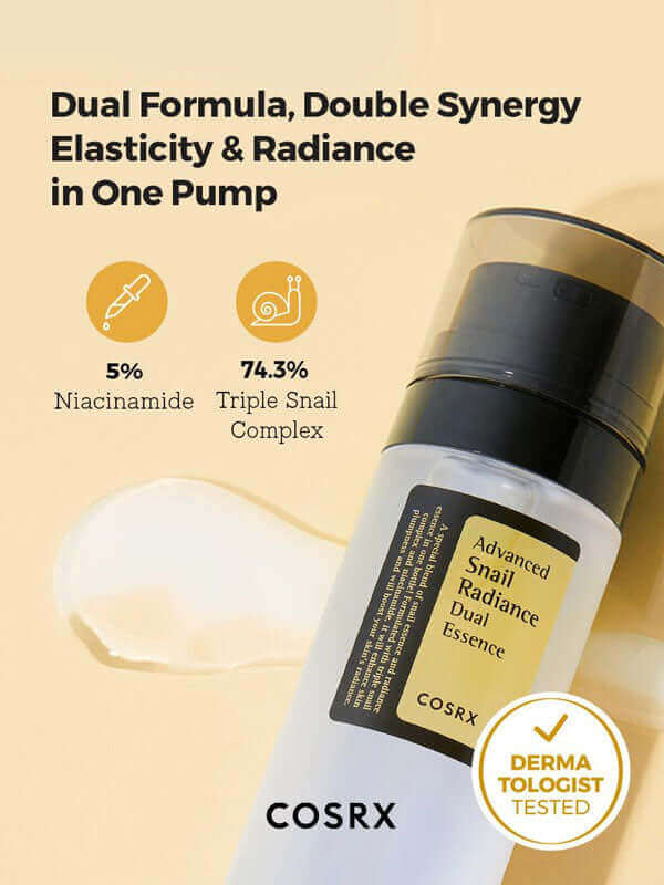 COSRX Advanced Snail Radiance Dual Essence 80ml Lakinza K-beauty