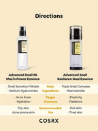 COSRX Advanced Snail Radiance Dual Essence 80ml K - beauty Canada