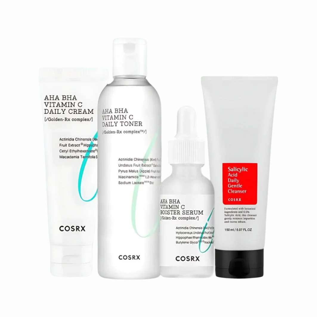 COSRX Brightening Skincare Routine Lakinza K-beauty