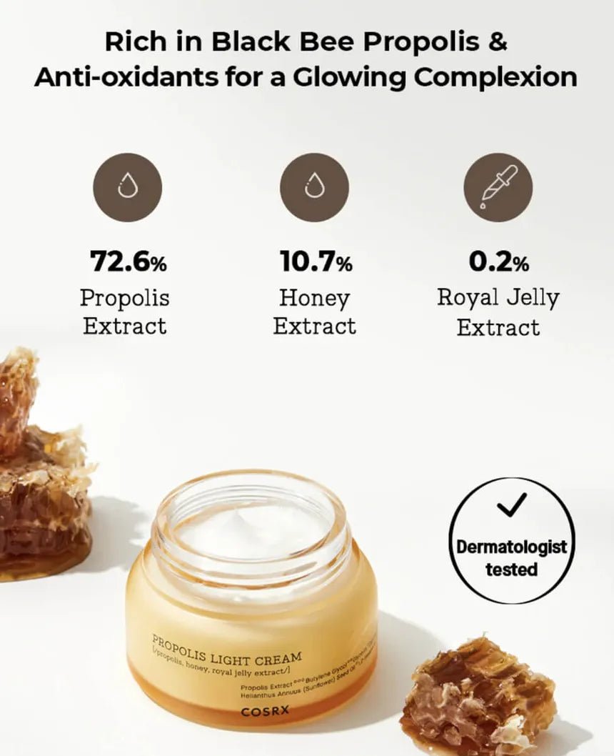 COSRX Full Fit Propolis Light Cream 65ml Lakinza K-beauty