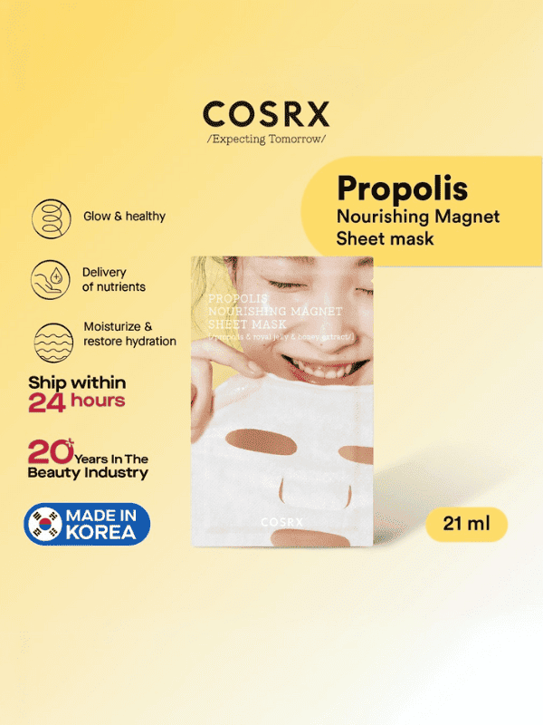 COSRX Full Fit Propolis Nourishing Magnet Sheet Mask 25ml Lakinza K-beauty