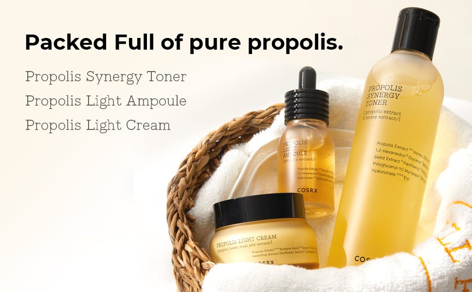 COSRX Full Fit Propolis Synergy Radiant, Glowing Skin Set Lakinza K-beauty