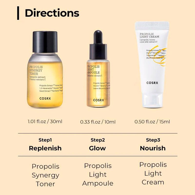 COSRX Honey Glow Kit Lakinza K-beauty