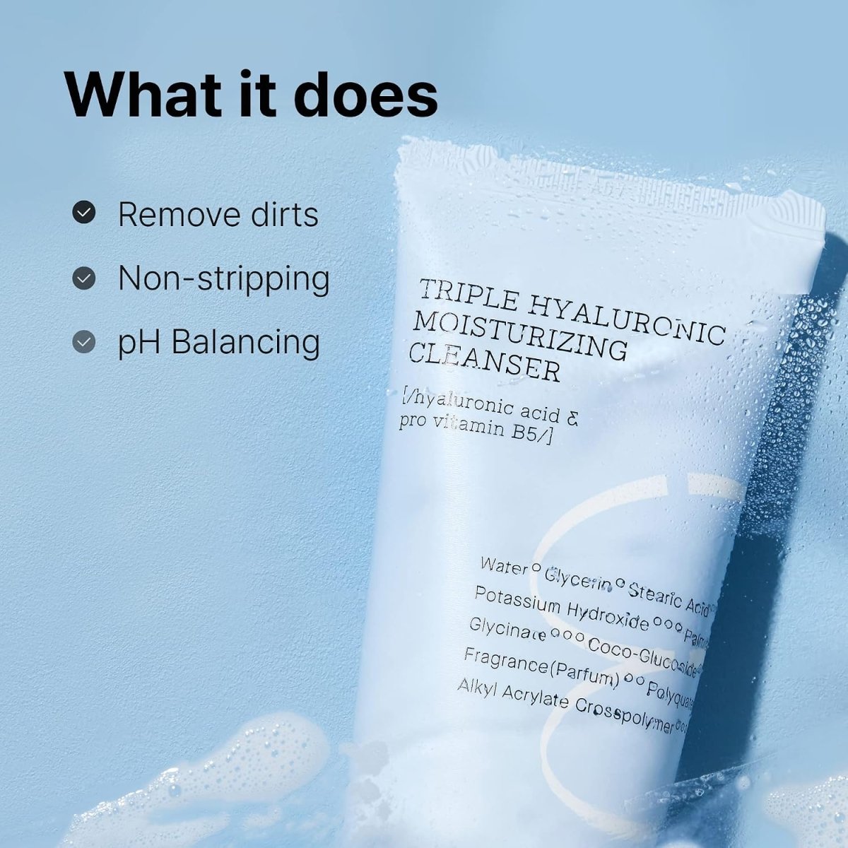 COSRX Hydrium Triple Hyaluronic Moisture Cleanser 150ml Lakinza K-beauty