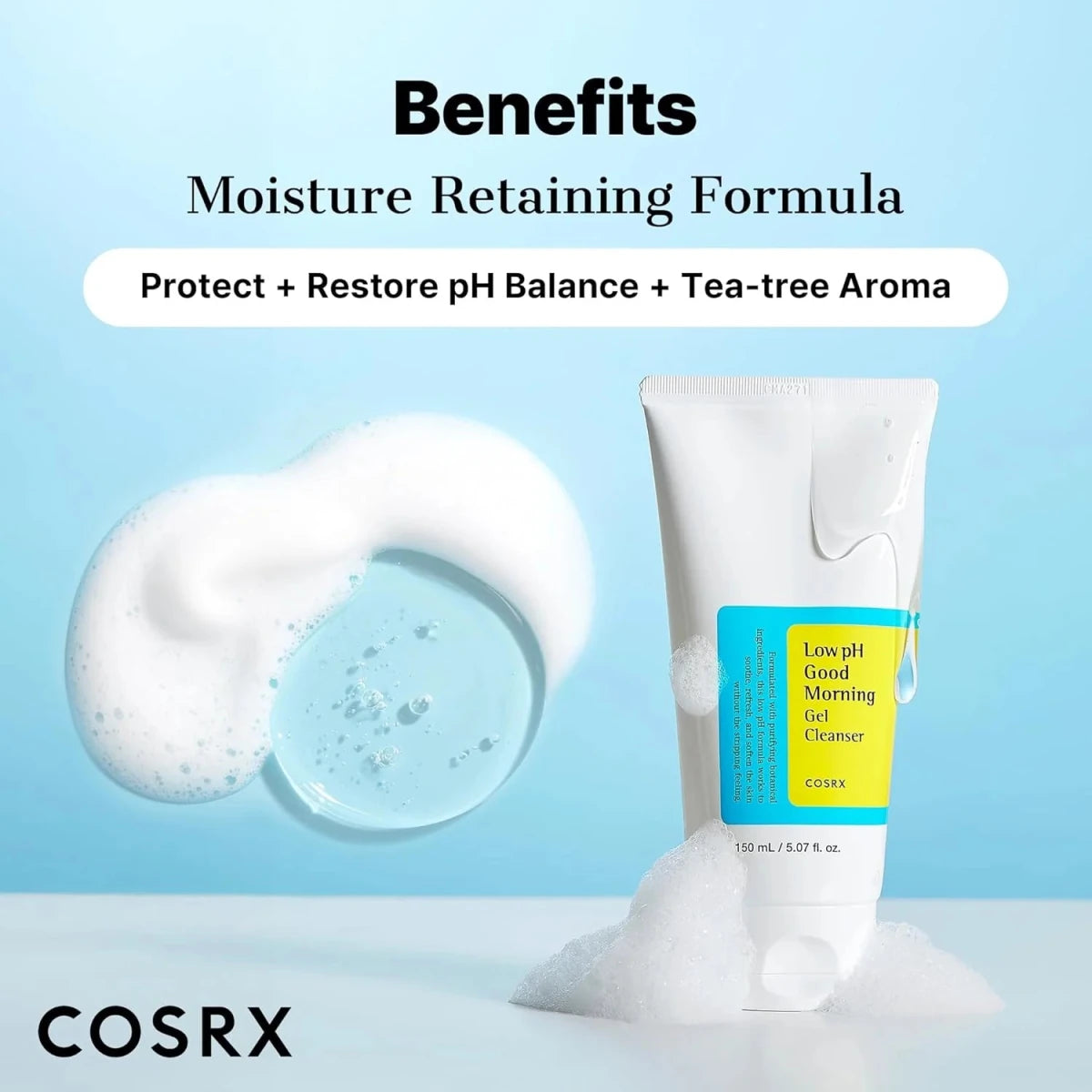 COSRX Low pH Good Morning Gel Cleanser 150ml | Lakinza K - beauty Canada
