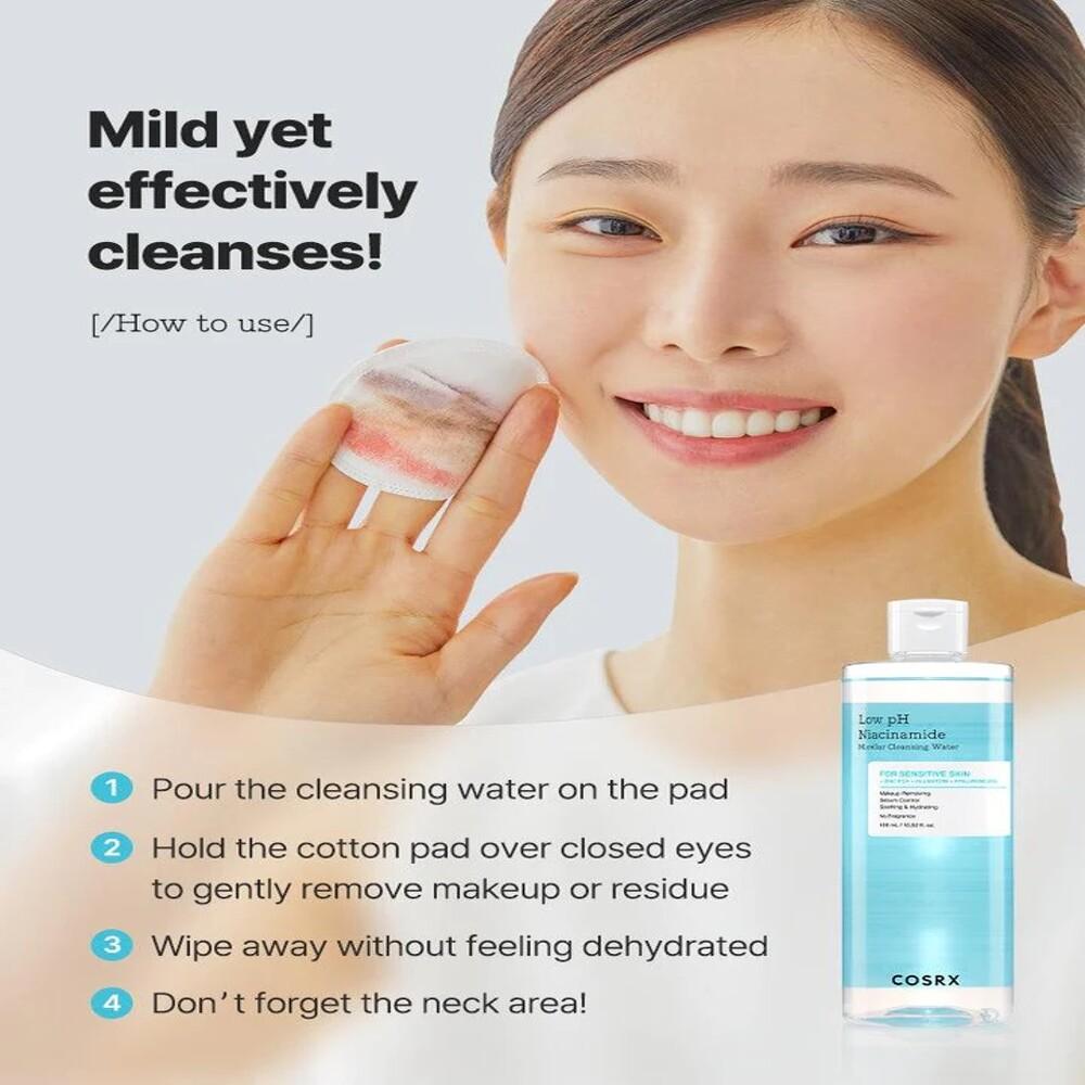 COSRX Low pH Niacinamide Micellar Cleansing Water 400ml | Lakinza K - beauty Canada