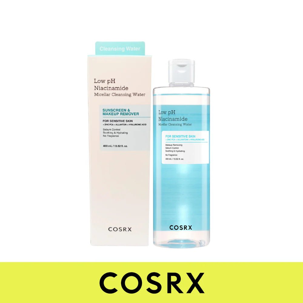 COSRX Low pH Niacinamide Micellar Cleansing Water 400ml Lakinza K-beauty