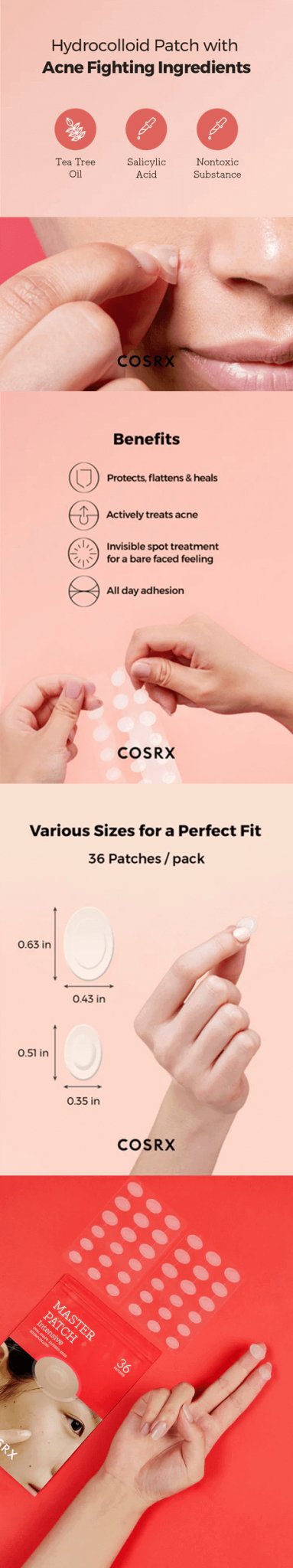 COSRX Master Patch Intensive 36pcs Lakinza K-beauty