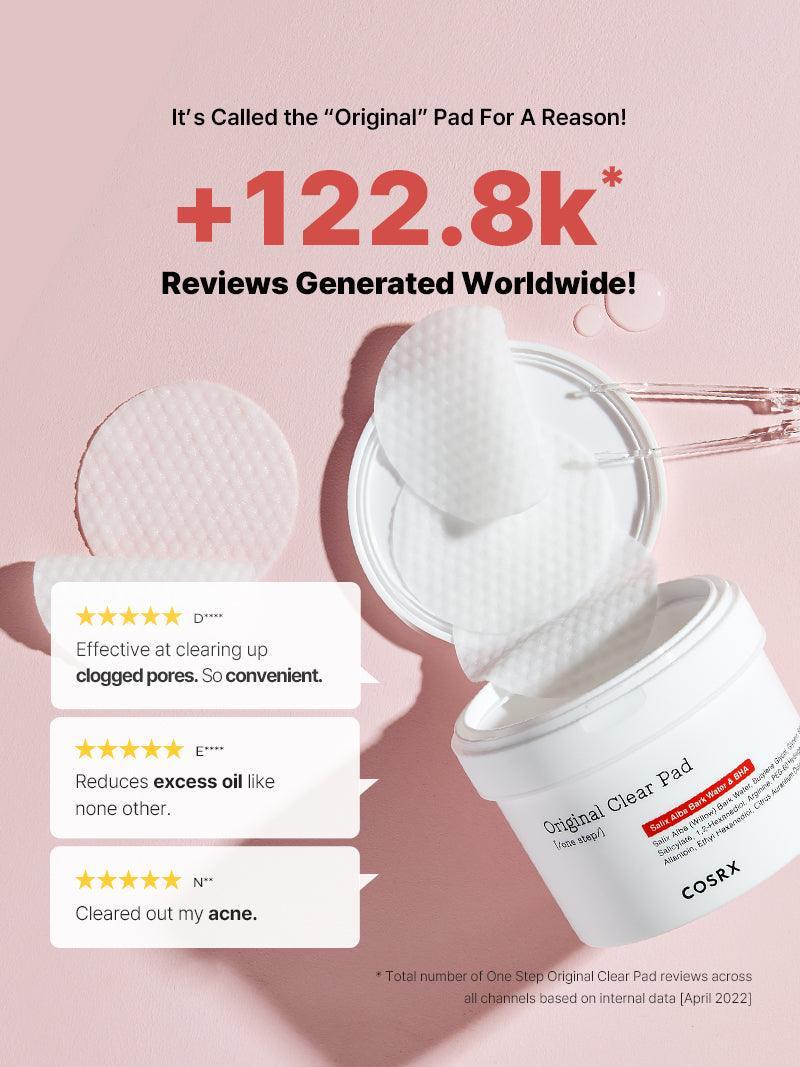 COSRX One Step Original Clear Pad 70pcs / 135ml Lakinza K-beauty