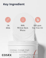 COSRX One Step Original Clear Pad 70pcs / 135ml Lakinza K-beauty