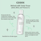 COSRX Refresh AHA BHA Vitamin C Booster Toner 150ml | Lakinza K - beauty Canada
