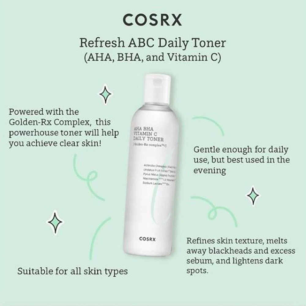 COSRX Refresh AHA BHA Vitamin C Booster Toner 150ml | Lakinza K - beauty Canada