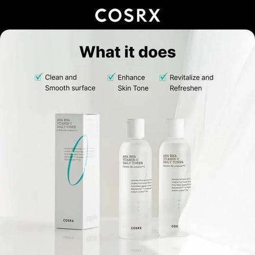 COSRX Refresh AHA BHA Vitamin C Booster Toner 150ml | Lakinza K - beauty Canada