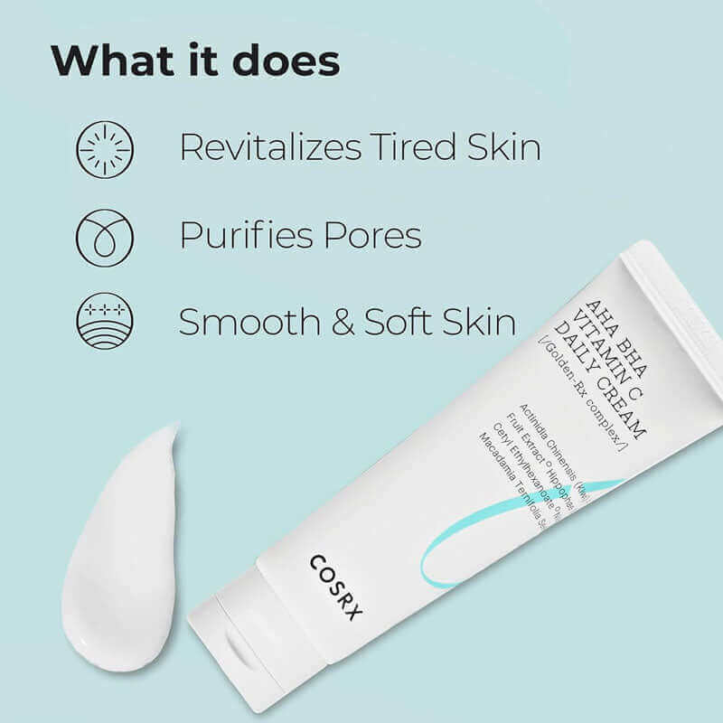 COSRX Refresh AHA BHA Vitamin C Daily Cream 50ml K - beauty Canada