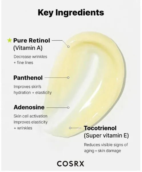 COSRX The Retinol 0.1 Cream 20ml Lakinza K-beauty