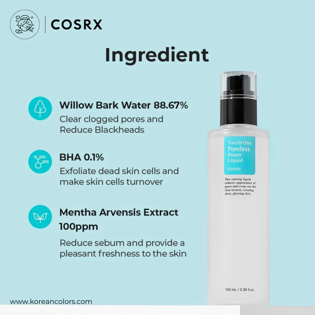 COSRX Two in One Poreless Power Liquid 100ml | Lakinza K - beauty Canada