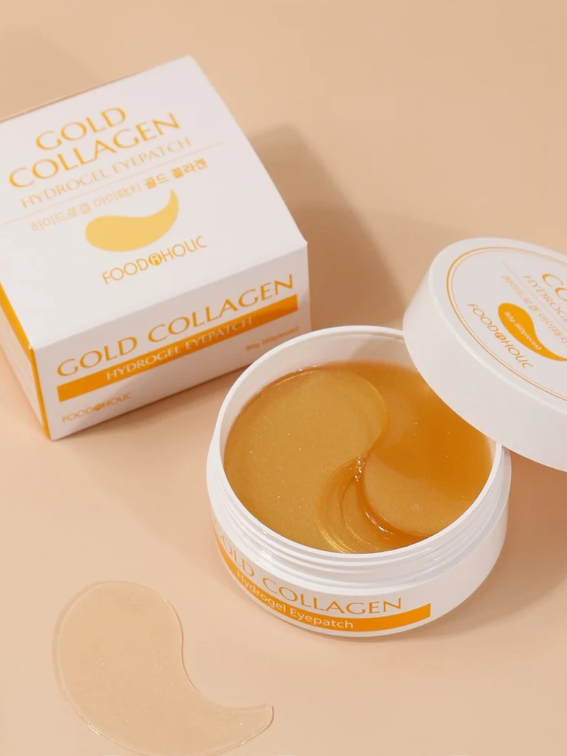 Foodaholic Hydrogel Gold Collagen Eye Patch 60 pcs-0