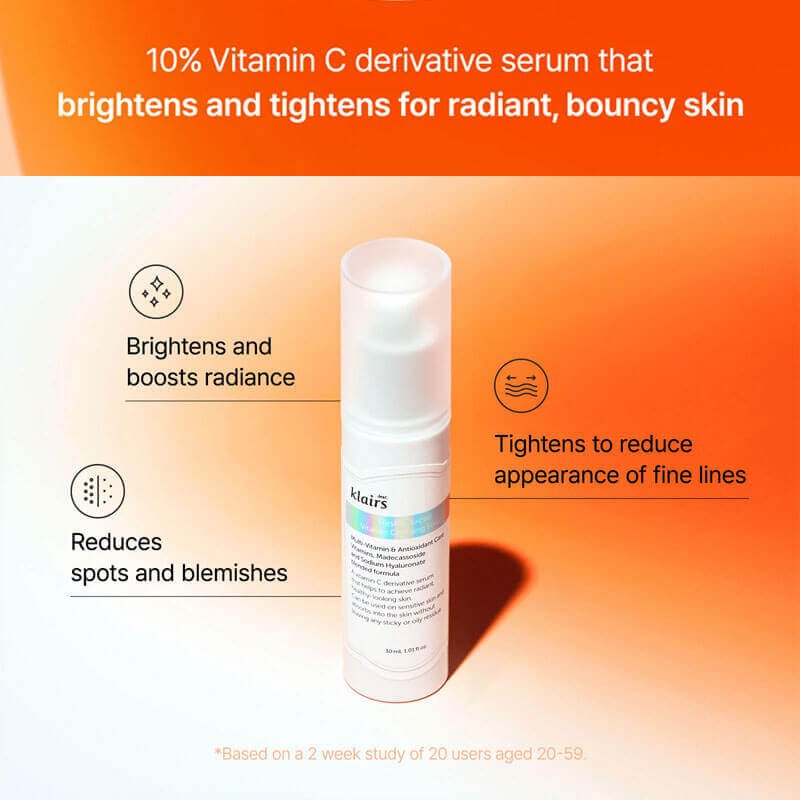 Dear, Klairs Freshly Juiced Vitamin Charging Serum 30ml Lakinza K-beauty