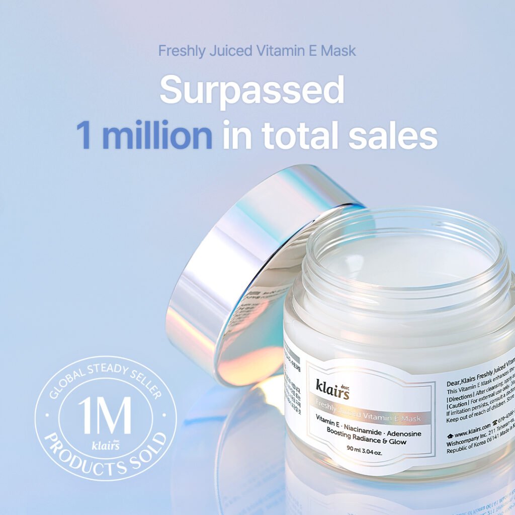 Dear, Klairs Freshly Juiced Vitamin E Mask Lakinza K-beauty