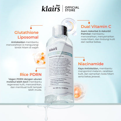Dear, Klairs Freshly Juiced Vitamin Essence Toner 180ml | Lakinza K - beauty Canada
