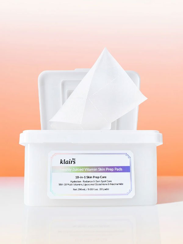 Dear, Klairs Freshly Juiced Vitamin Skin Prep Pads 290ml / 80pads Lakinza K-beauty