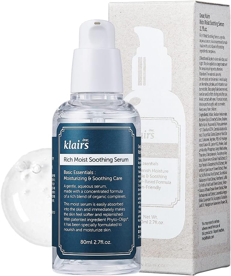 Dear, Klairs Rich Moist Soothing Serum 80ml Lakinza K-beauty