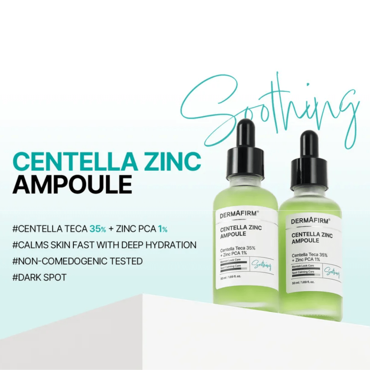 Dermafirm Centella Zinc Ampoule 50ml Lakinza K-beauty