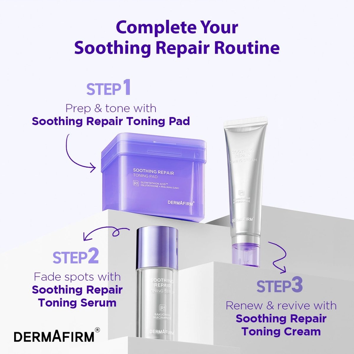 Dermafirm Soothing Toning Cream R4 50g Lakinza K-beauty