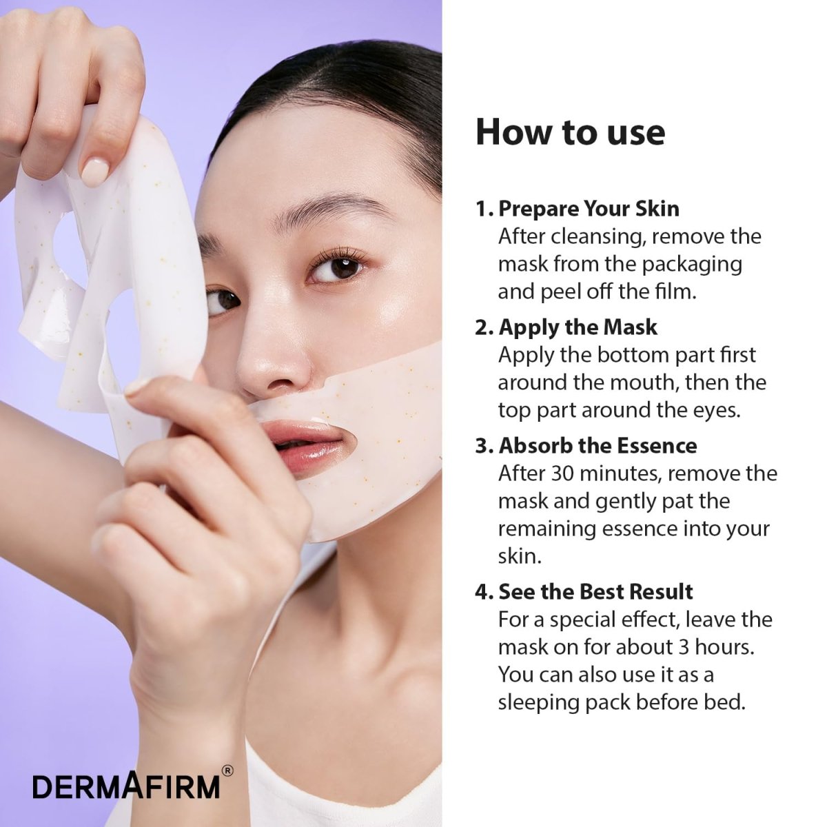 Dermafirm Soothing Toning Gel Mask R4 34g Lakinza K-beauty