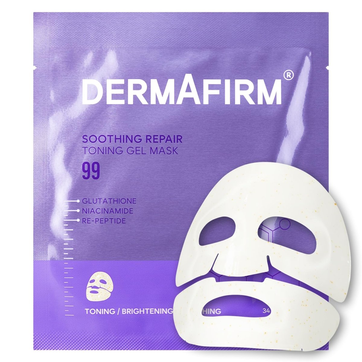 Dermafirm Soothing Toning Gel Mask R4 34g Lakinza K-beauty