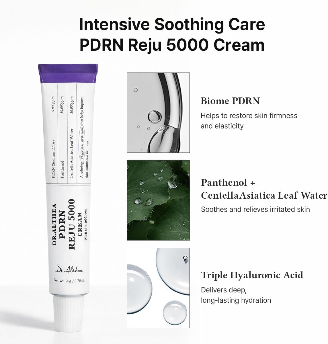 Dr.Althea PDRN Reju 5000 Cream 20g | Lakinza K - beauty Canada