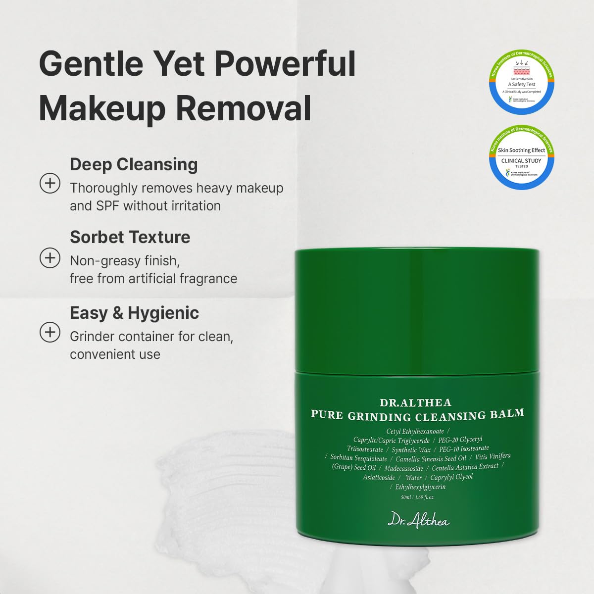 Dr.Althea Pure Grinding Cleansing Balm 50ml | Lakinza K - beauty Canada