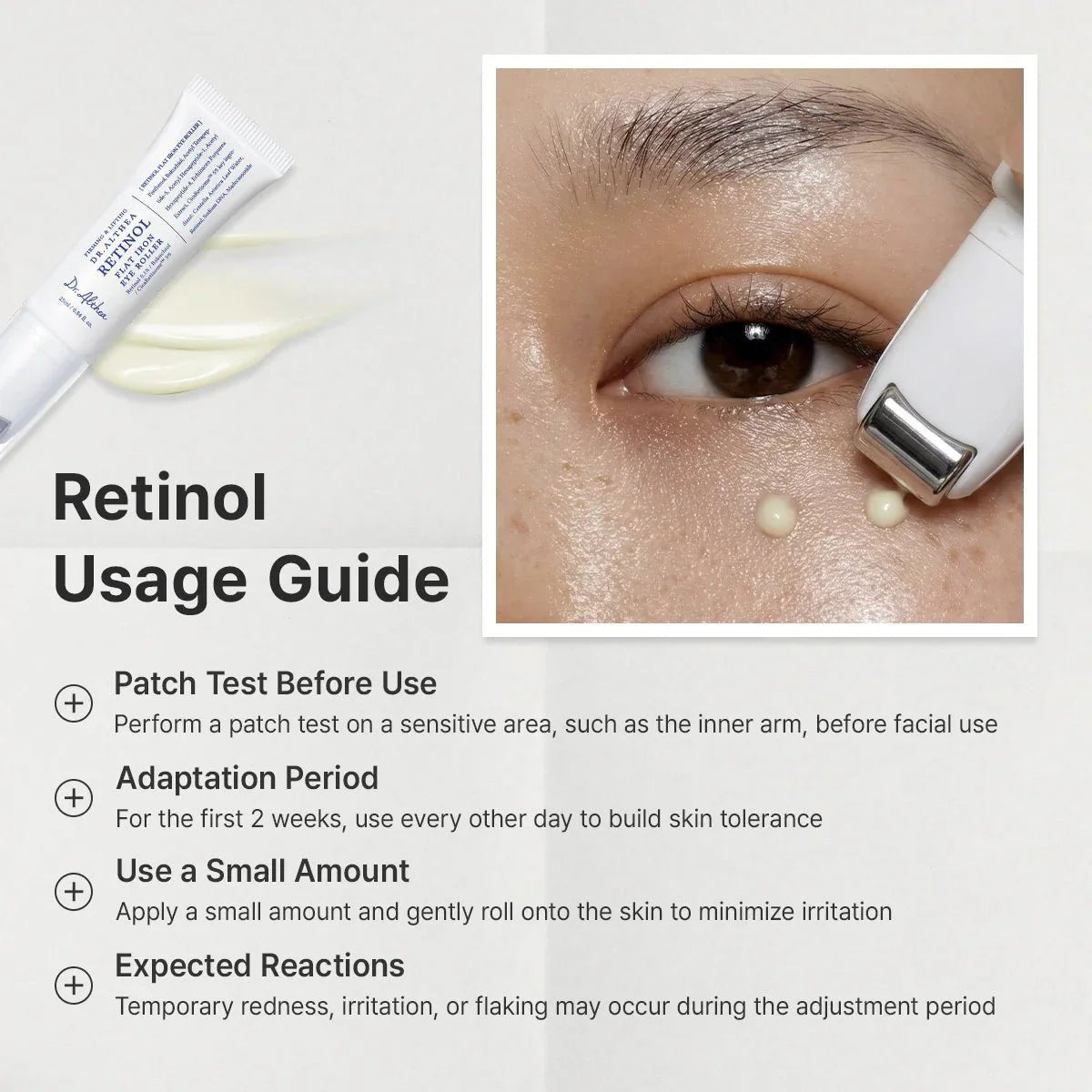 Dr.Althea Retinol Flat Iron Eye Roller 25ml | Lakinza K - beauty Canada