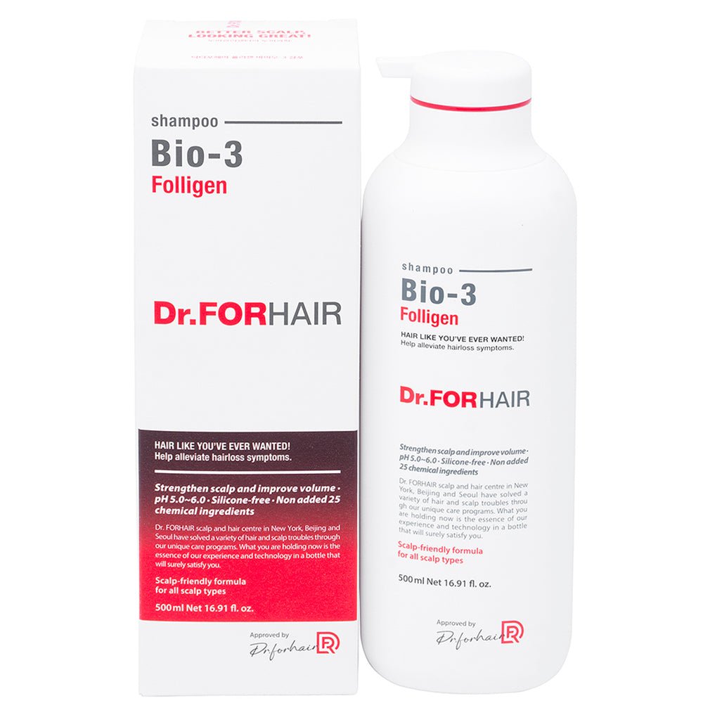 Dr.FORHAIR Folligen Bio 3 Shampoo 500ml Lakinza K-beauty