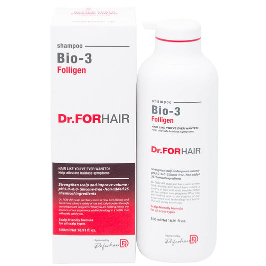 Dr.FORHAIR Folligen Bio 3 Shampoo 500ml | Lakinza K - beauty Canada