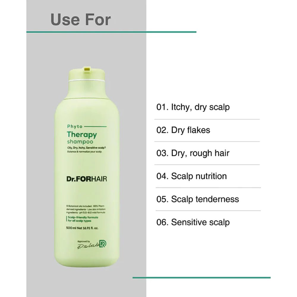 Dr.FORHAIR Phyto Therapy Shampoo 500ml | Lakinza K - beauty Canada