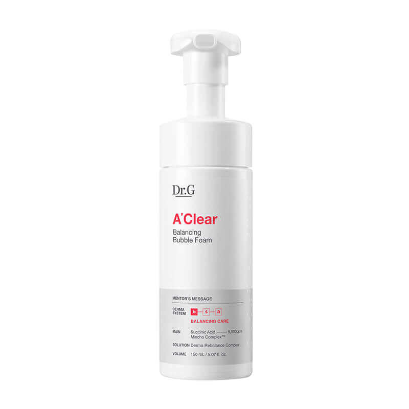 Dr.G A'Clear Balancing Bubble Foam 150ml Lakinza K-beauty