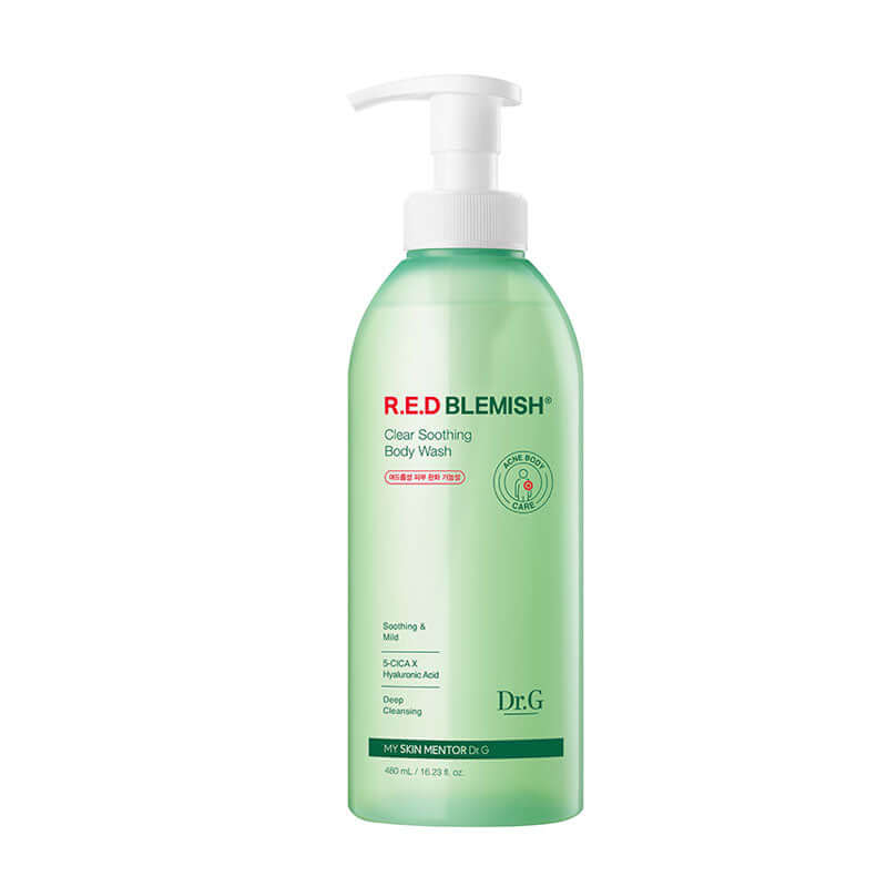 Dr.G R.E.D Blemish Clear Soothing Body Wash 480ml Lakinza K-beauty