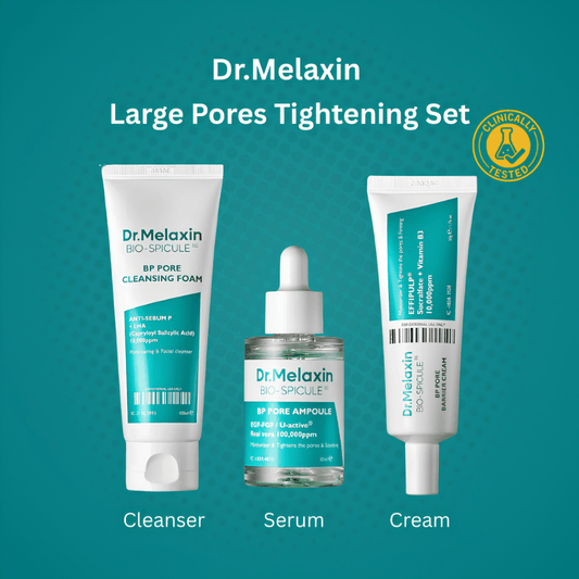 Dr.Melaxin Advanced Large Pores Tightening Skincare Routine | Lakinza K - beauty Canada