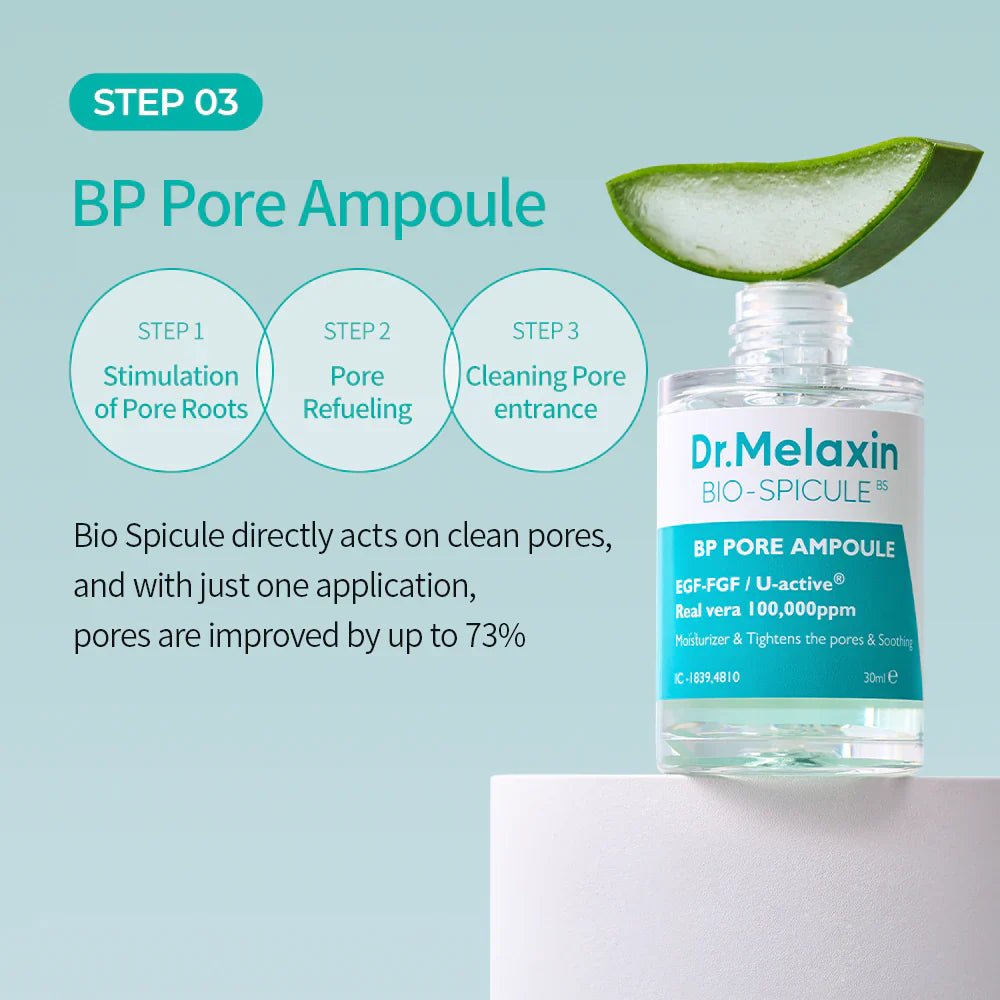 Dr.Melaxin BP Pore Ampoule 30ml | Lakinza K - beauty Canada