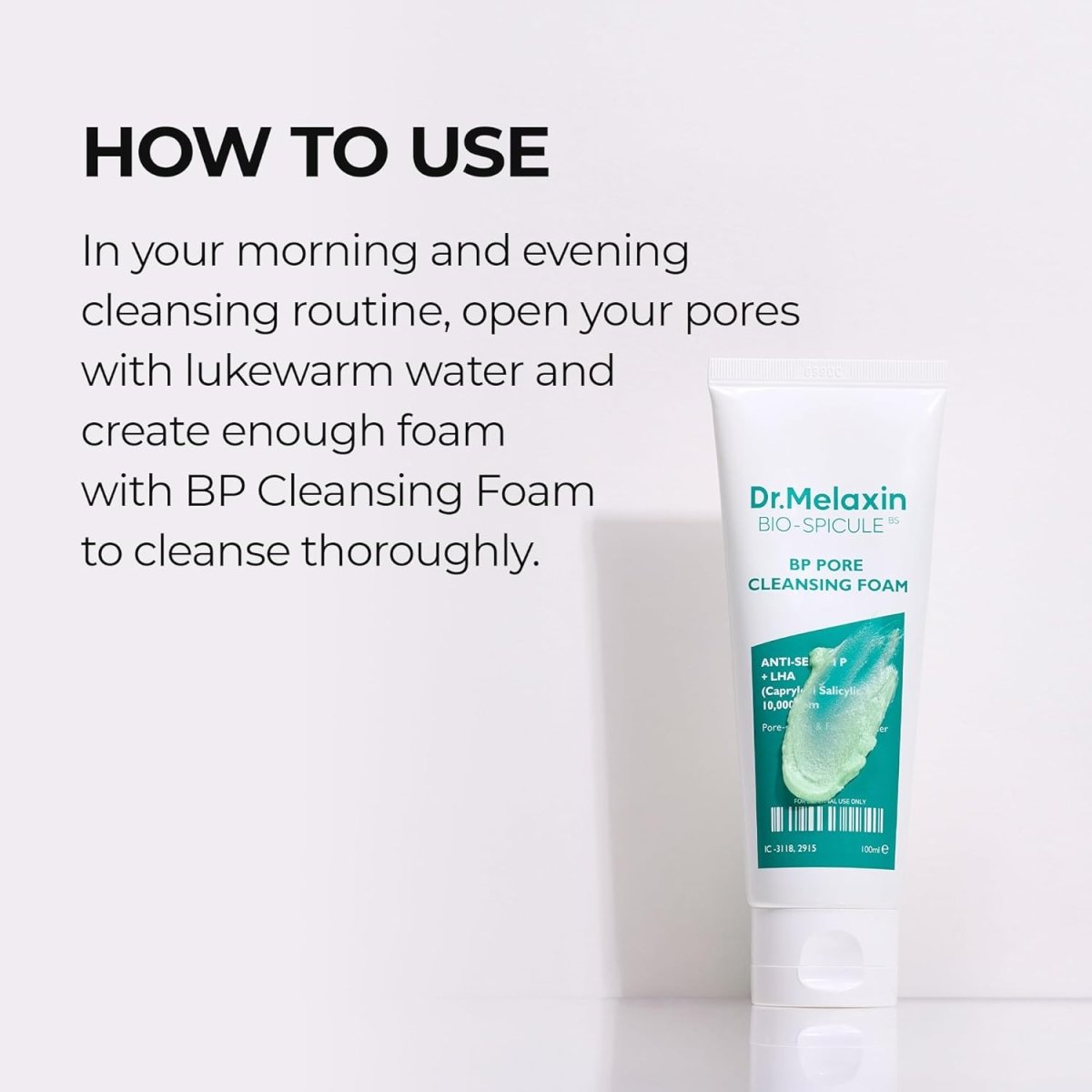 Dr.Melaxin BP Pore Core Cleansing Foam 100ml | Lakinza K - beauty Canada