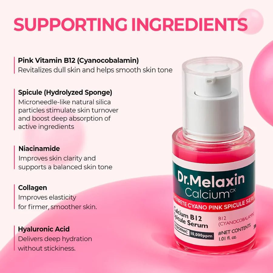 Dr.Melaxin Cemenrete Cyano Pink Spicule Serum 30ml | Lakinza K - beauty Canada