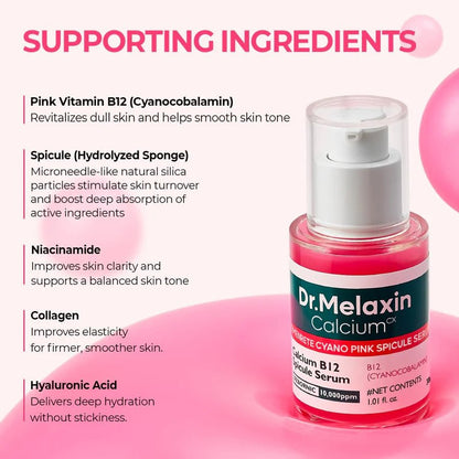 Dr.Melaxin Cemenrete Cyano Pink Spicule Serum 30ml | Lakinza K - beauty Canada