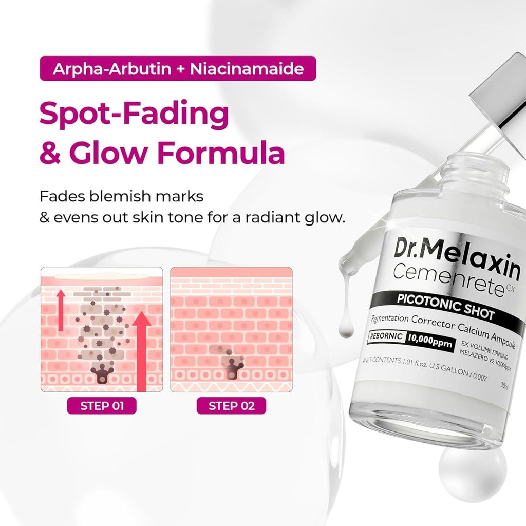 Dr.Melaxin Cemenrete Picotonic Shot Ampoule 30ml | Lakinza K - beauty Canada