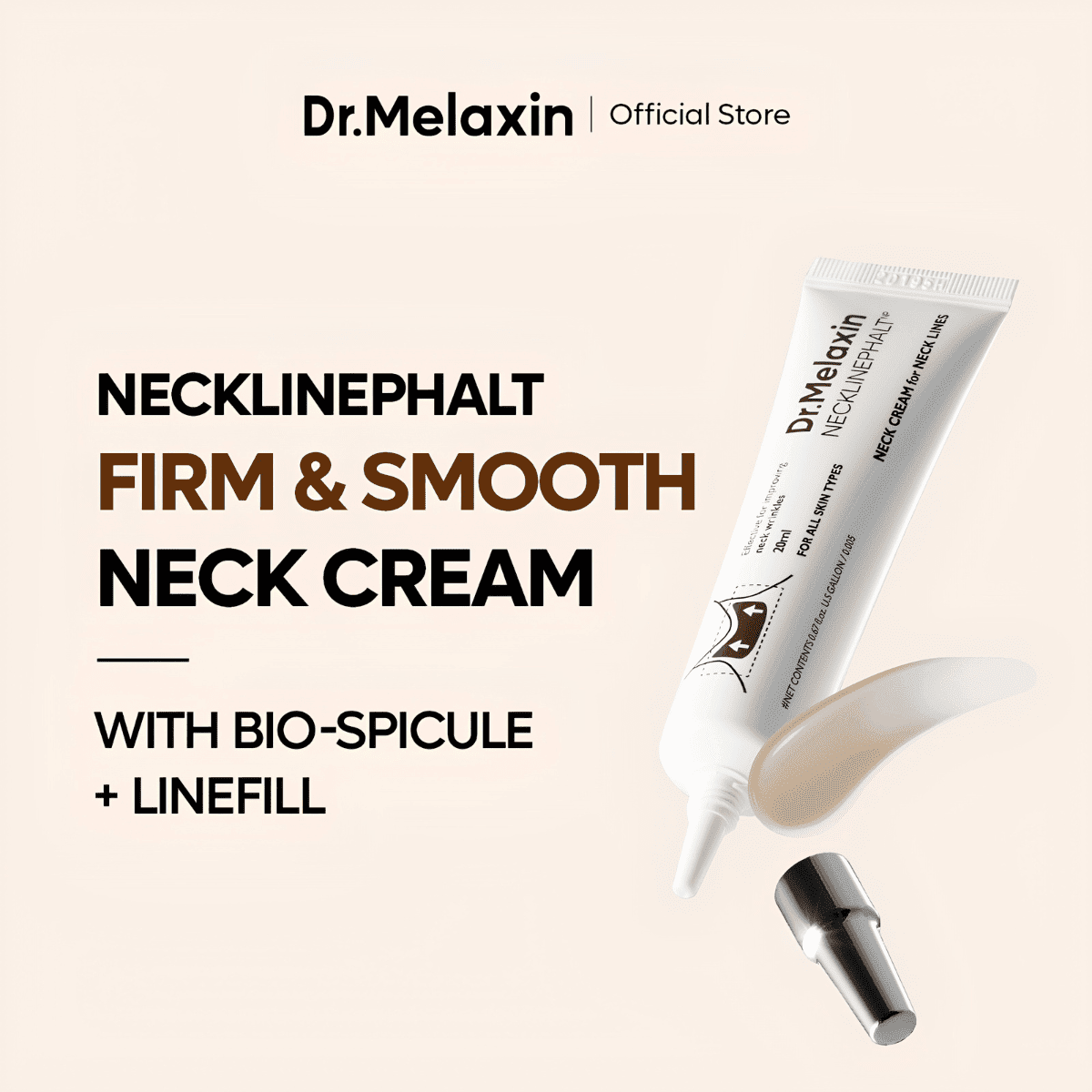 Dr.Melaxin Necklinephalt Neck Cream 20ml Lakinza K-beauty
