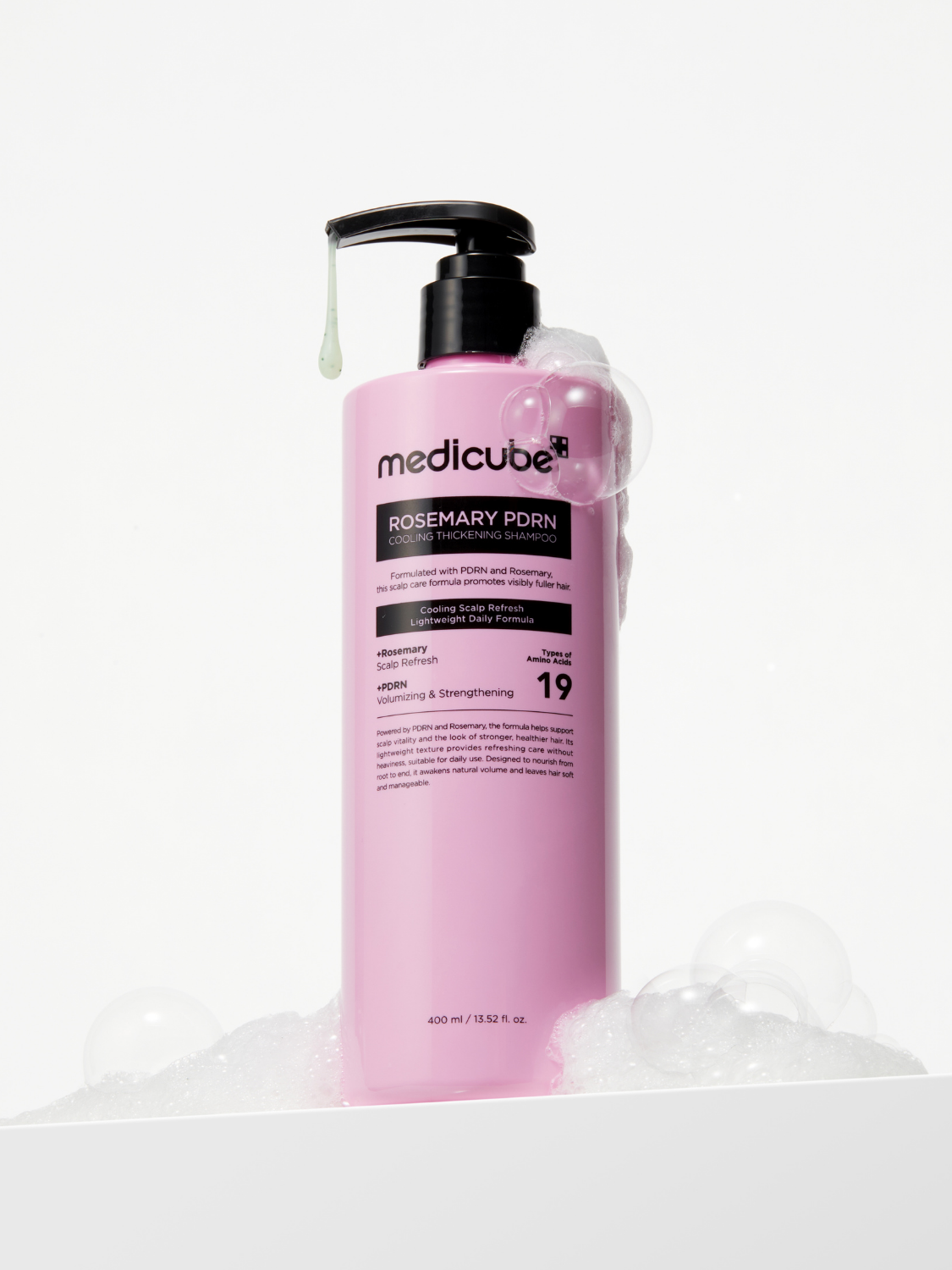 medicube Rosemary PDRN Cooling Thickening Shampoo 400ml-0