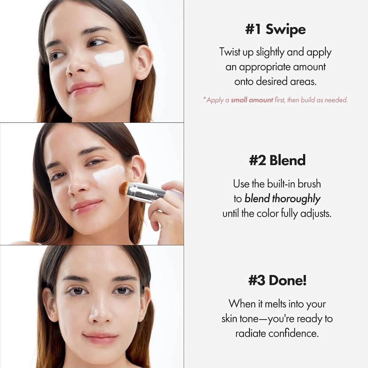 ELROEL Blanc Cover Cream Stick 13g Lakinza K-beauty