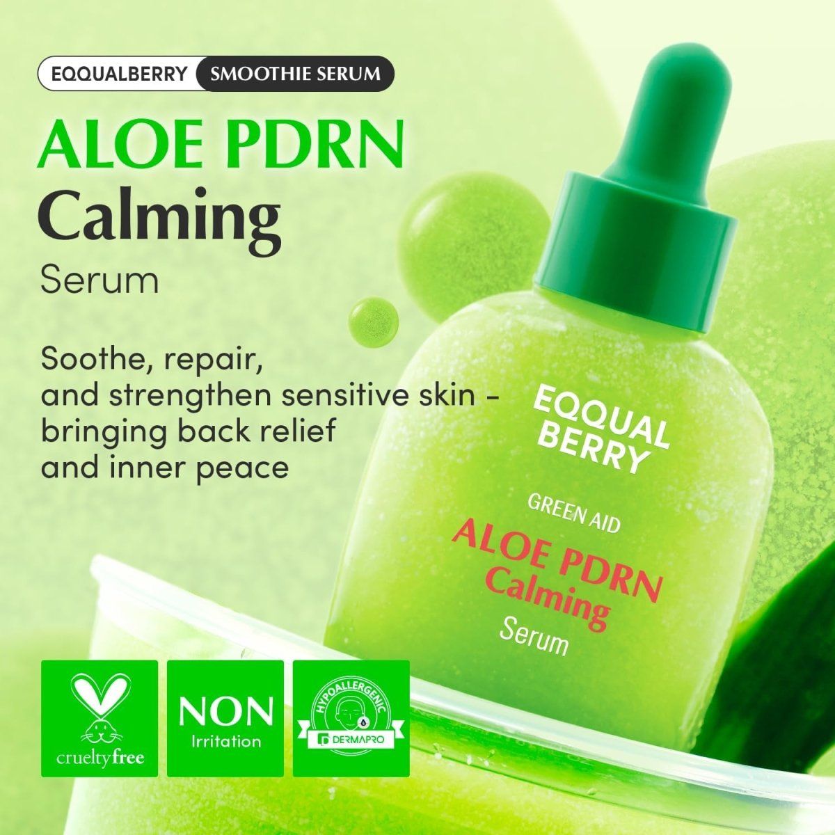 Eqqualberry Aloe PDRN Calming Serum 30ml Lakinza K-beauty