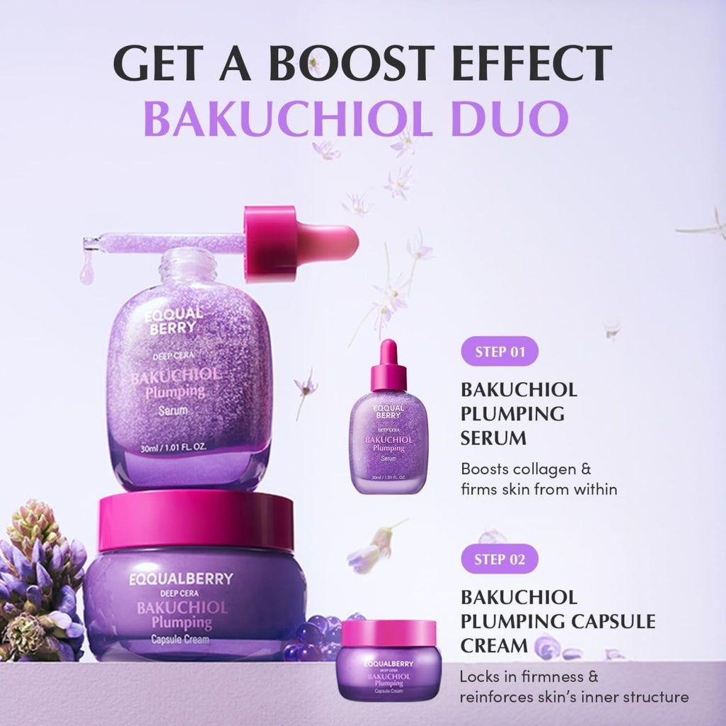 Eqqualberry Bakuchiol Plumping Serum 30ml | Lakinza K - beauty Canada
